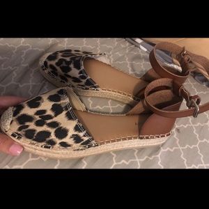 NEW cheetah sandals